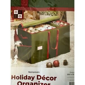 Osto NEW Christmas Ornament Storage Box Holds 80 Ornaments 25.5" x 12.7" x 16.7